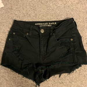 American Eagle Black Jean shorts